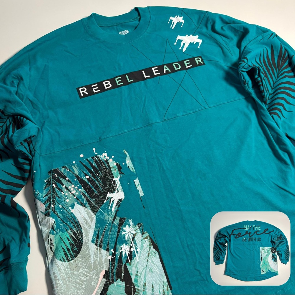 Disney‎ Star Wars Spirit Jersey Rebel Leader Adult Large May Force Be With Us